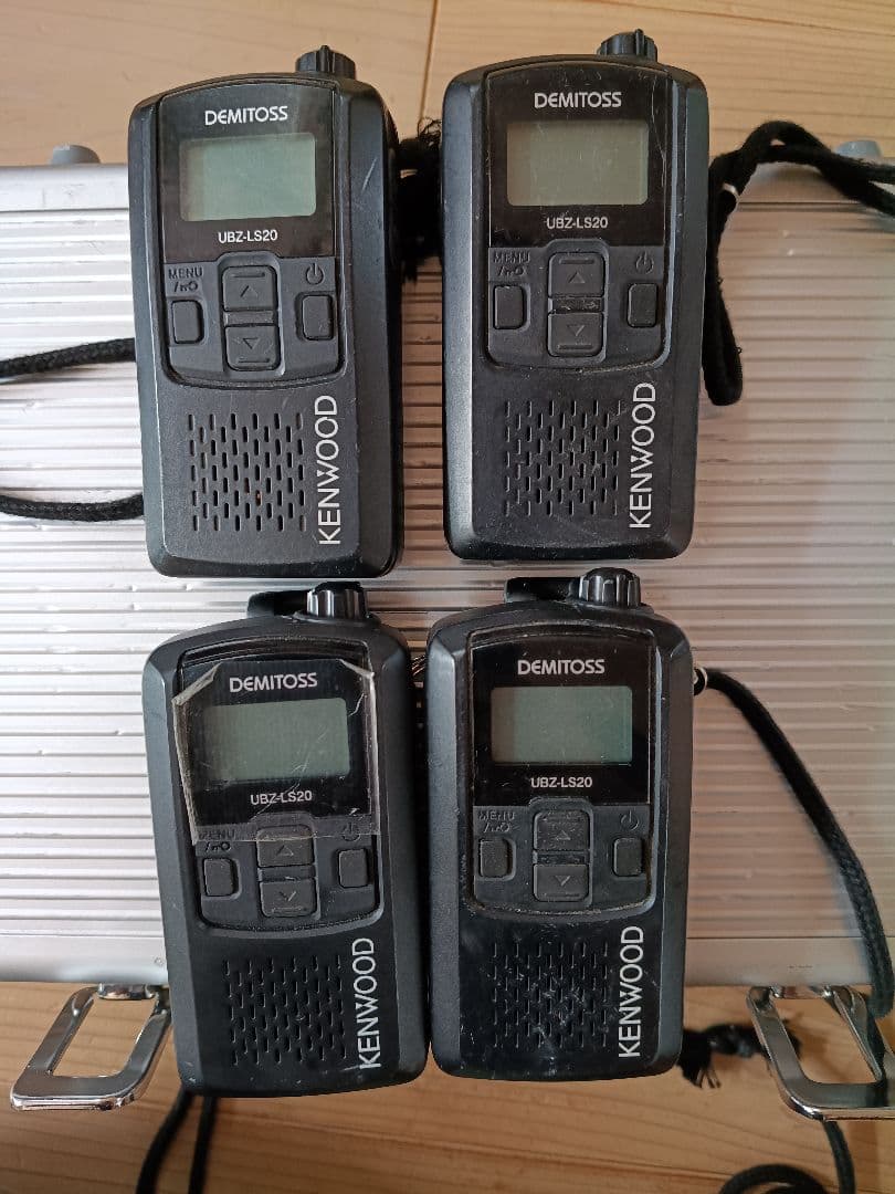 KENWOOD UBZ-LS20 ブラック トランシーバー×4台 楽天市場】ケンウッド UBZ-LS20 4台セット 特定小電力 トランシーバー