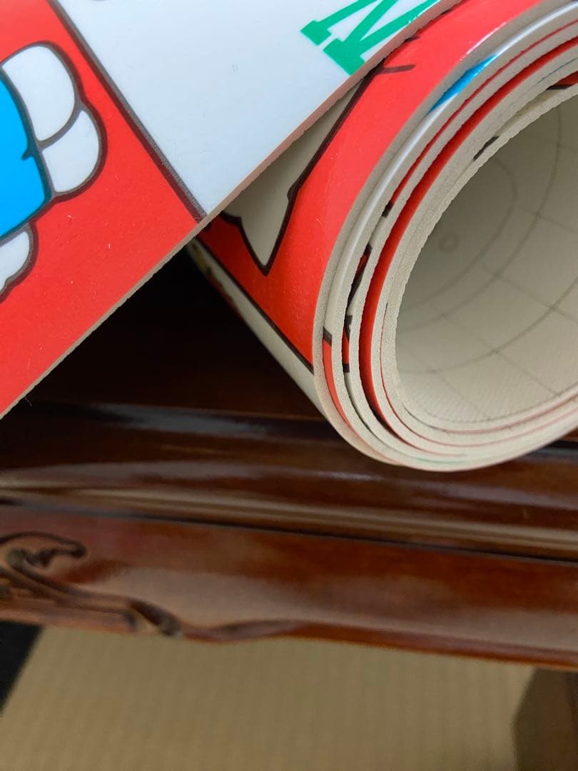 ハローキティ マット シート 希少 レア ヴィンテージ 日用品 雑貨 防水ラグ