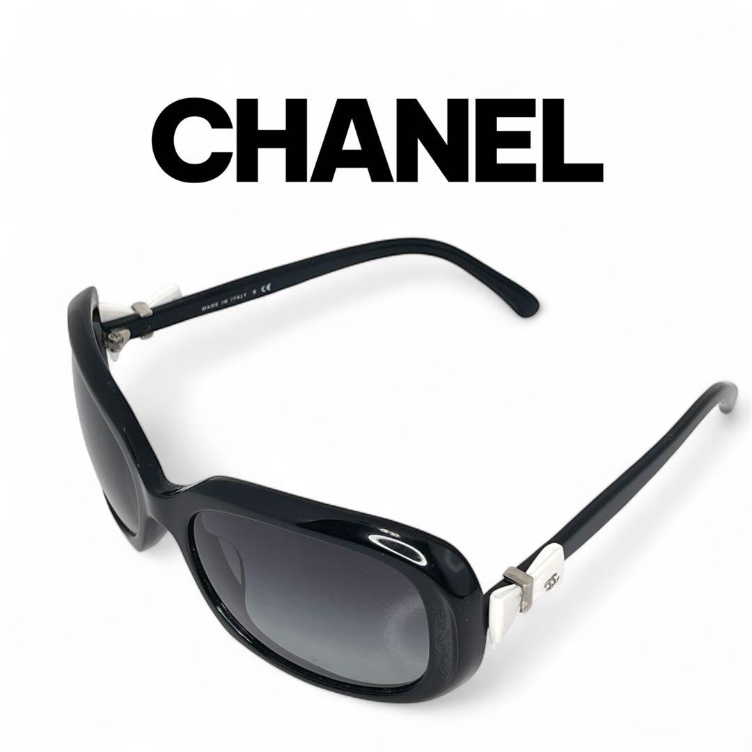 CHANEL シャネル リボン サングラス ヴィンテージ　ココマーク