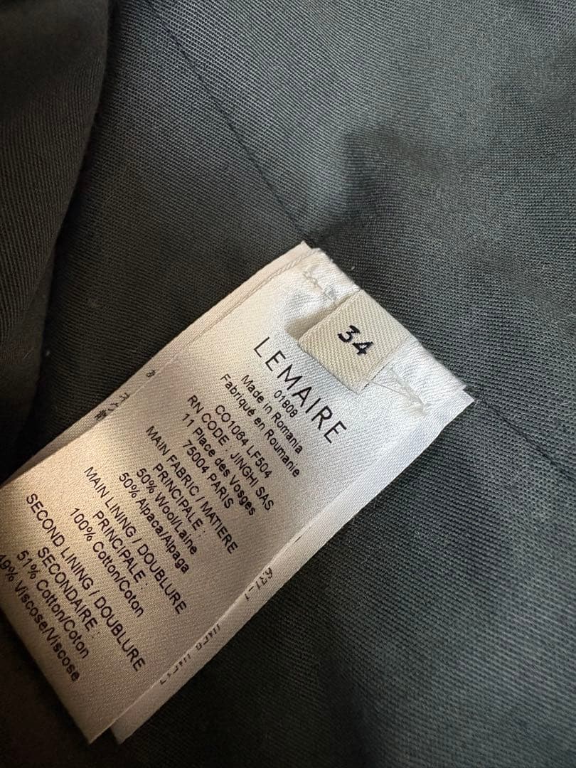 ルメール アシンメトリカルバスローブコート 新品 ROKU購入 - メルカリ