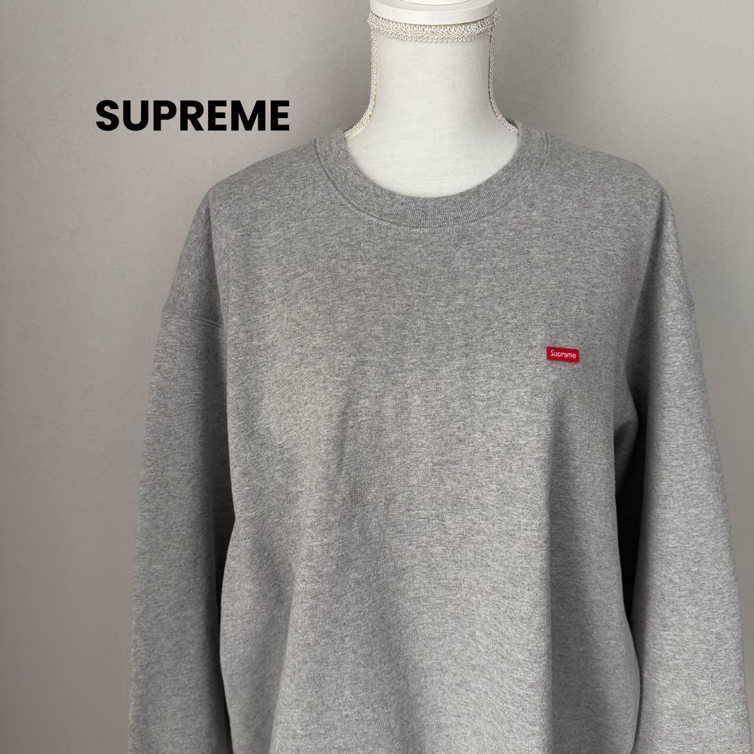 ✨新品未使用✨Supreme シュプリーム トレーナー グレー ロゴ - メルカリ