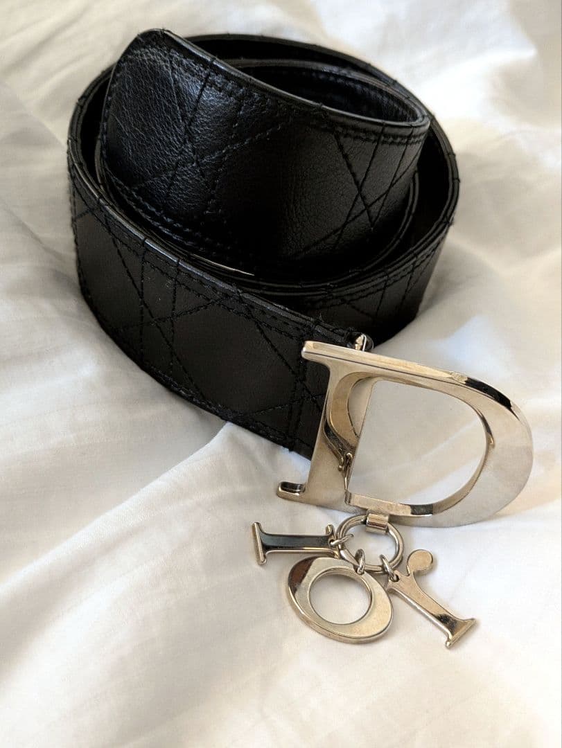 美品 ディオール カナージュ柄 ベルト 楽天市場】Christian Dior クリスチャンディオール SADDLE ベルト 20mm