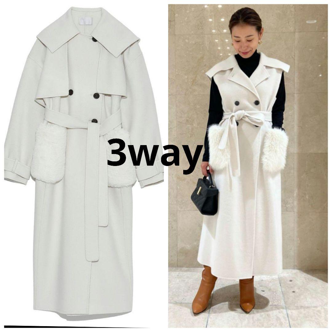 CELFORD 3wayリバートレンチコート❤️38 ① - メルカリ