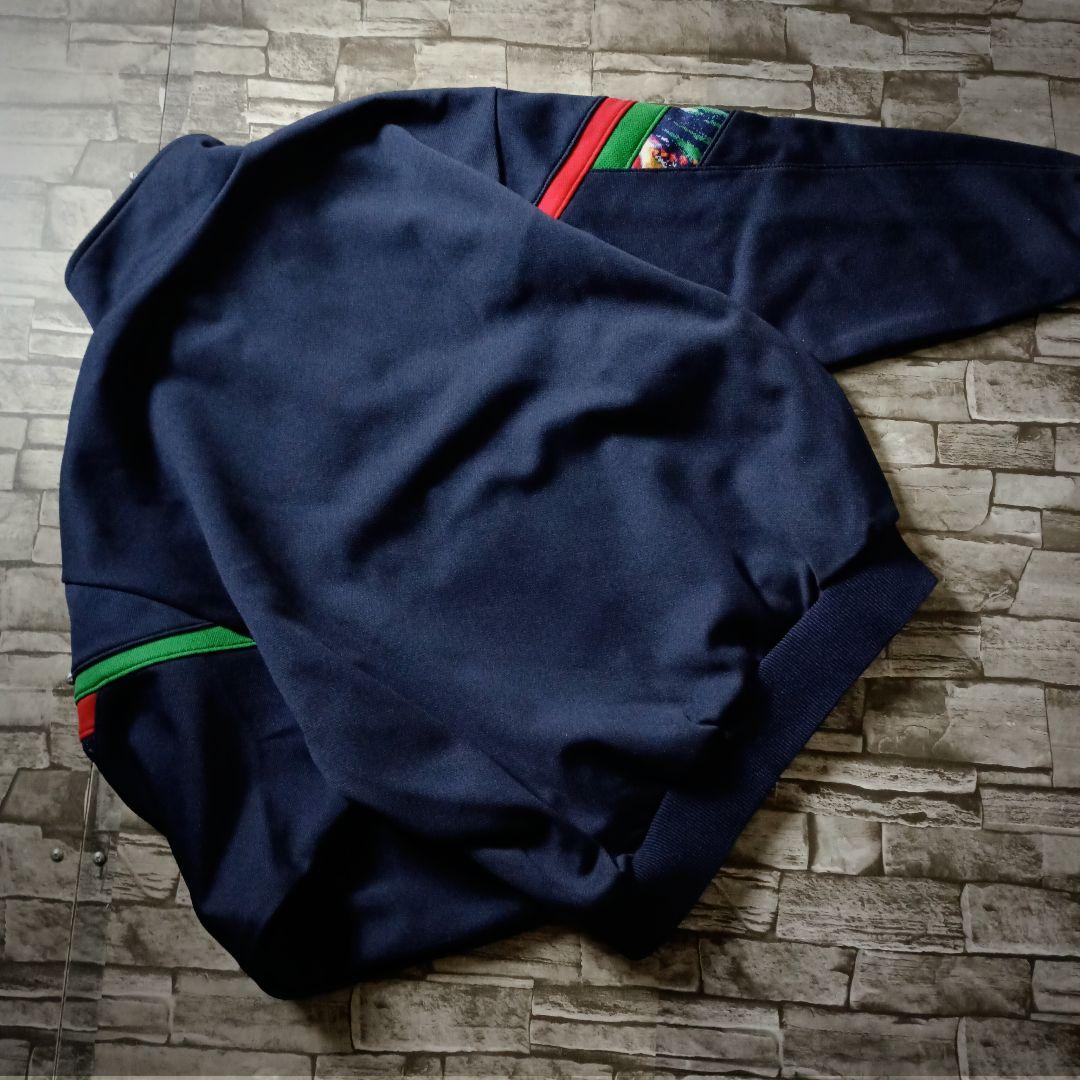 美品80ｓ90ｓ☆デサントアディダスジャージセットアップ 刺繍ロゴ 3ライン