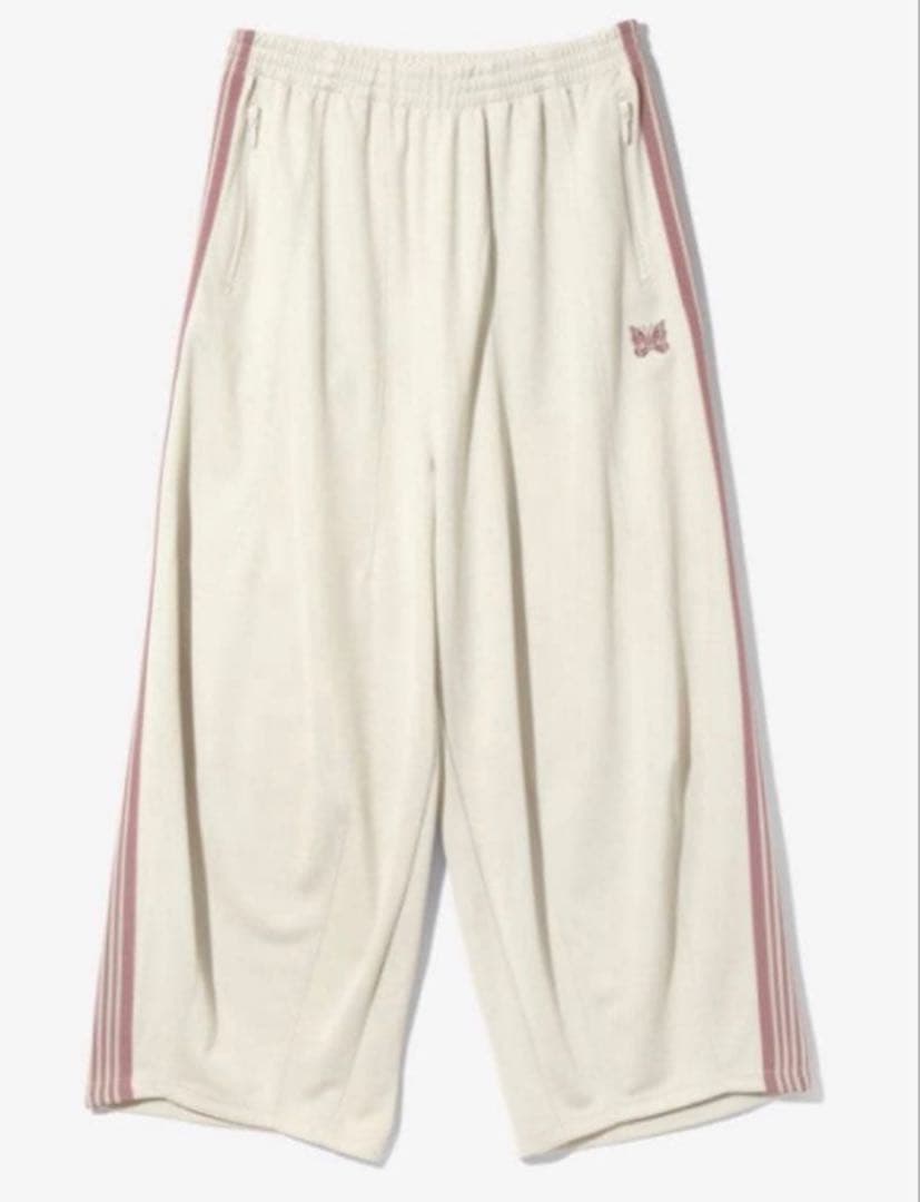 needles 25ss トラックパンツ　ヒザデル　H.D アイボリー　XS