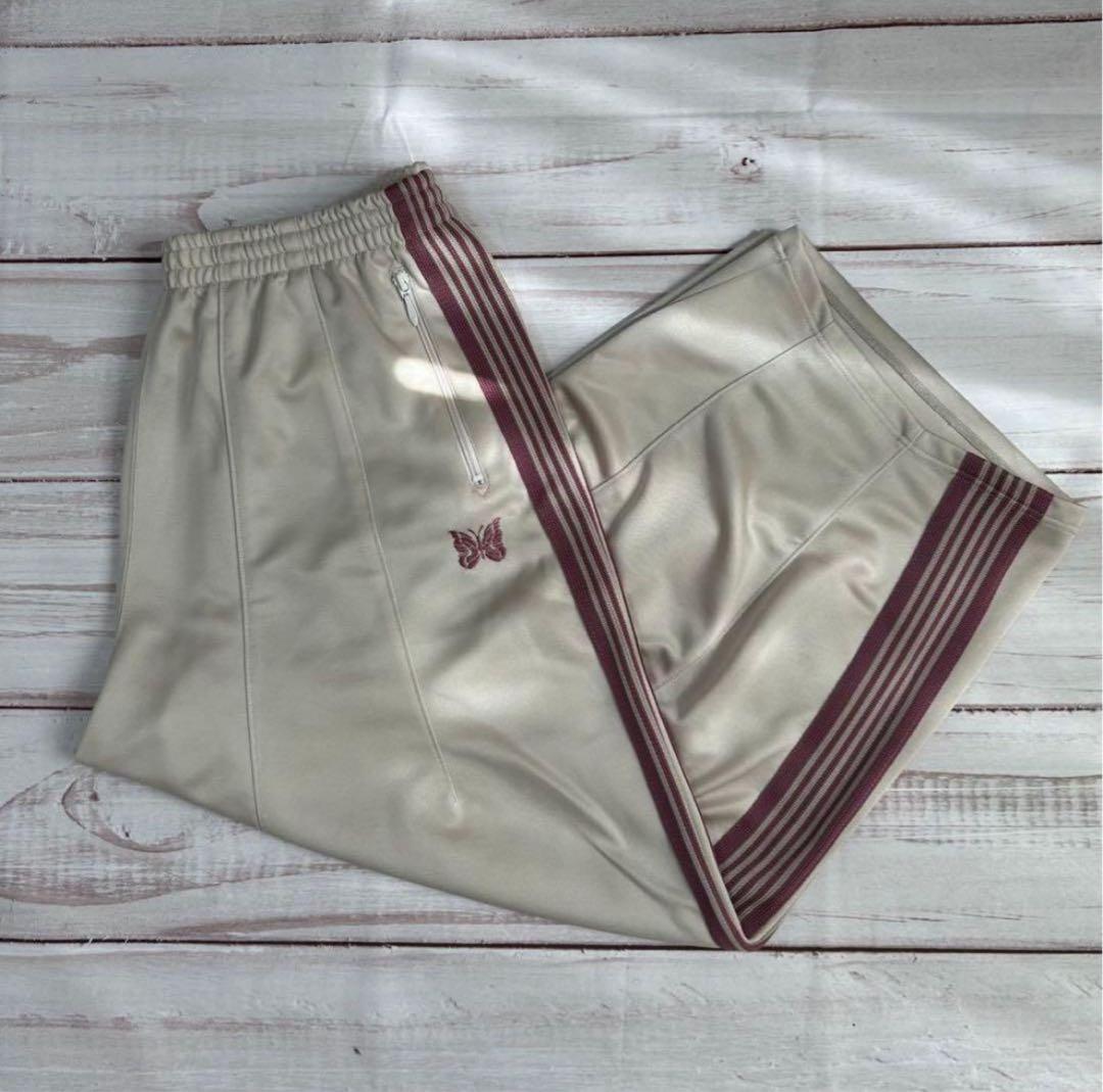 needles 25ss トラックパンツ　ヒザデル　H.D アイボリー　XS