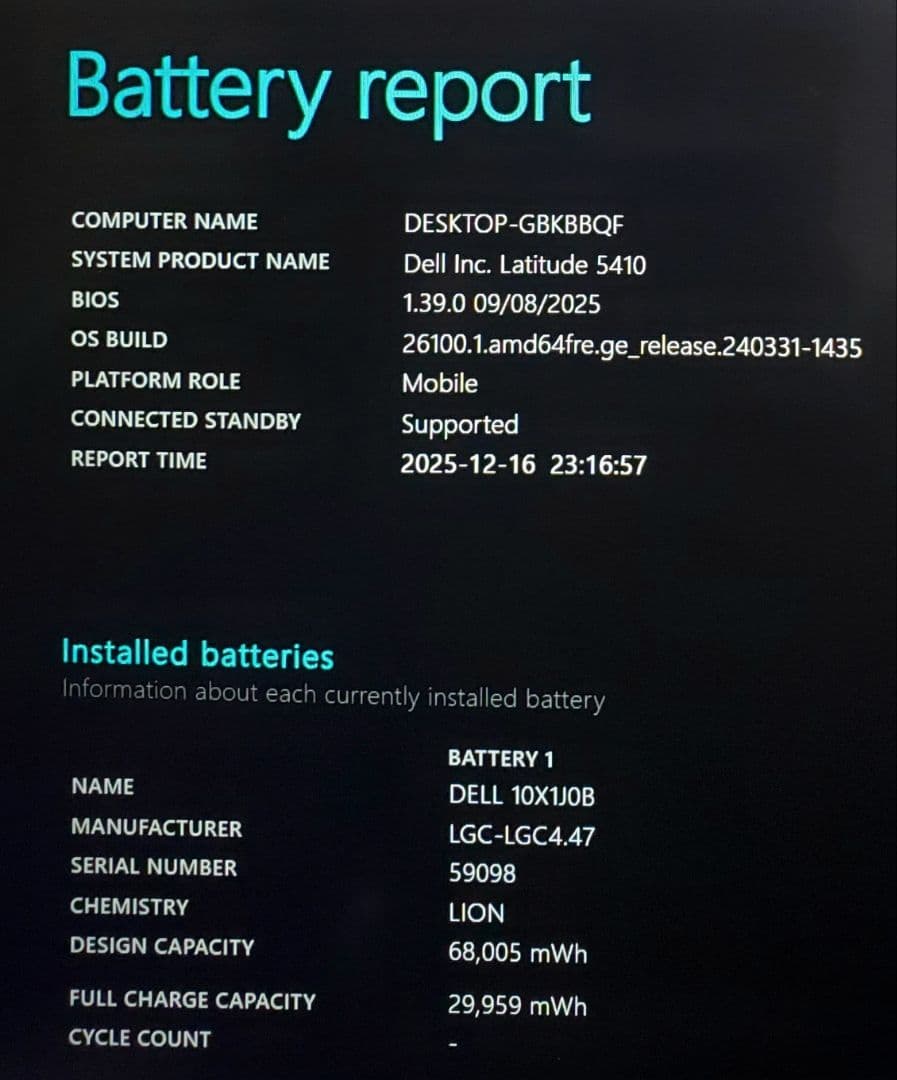 DELL Latitude5410 10世代Corei7 8GB 512GB