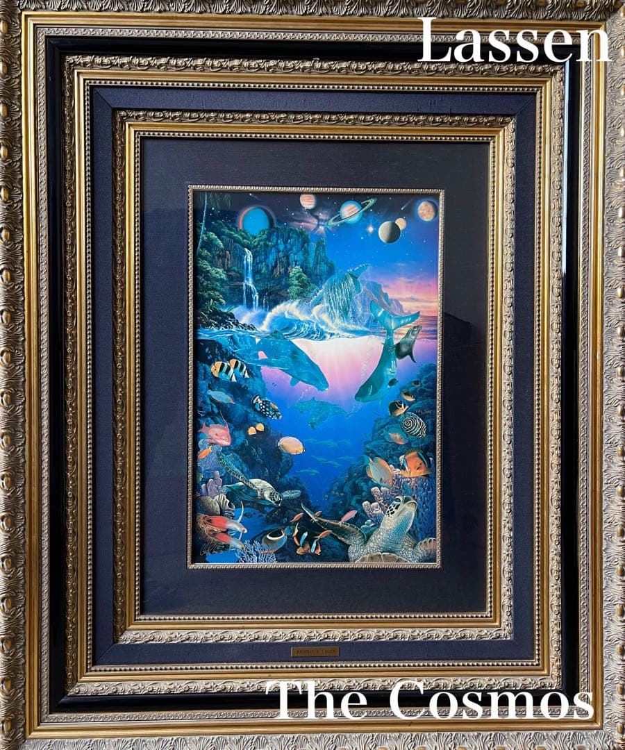 あの頃欲しかった!世界限定225ラッセン】Lassenサイン入りキャンバス