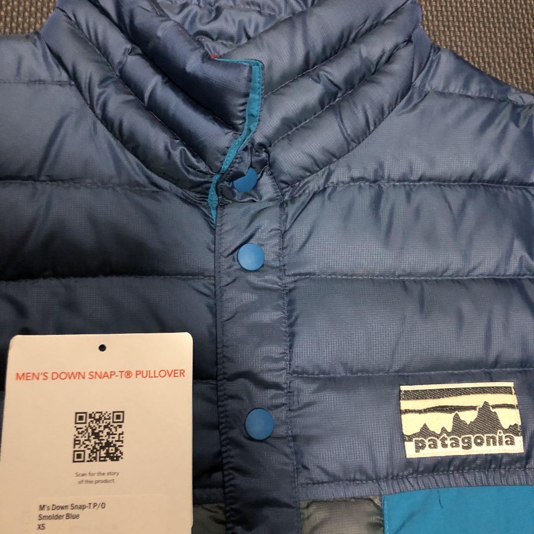新品 パタゴニア ダウンスナップT プルオーバー 40周年限定 ネイビー