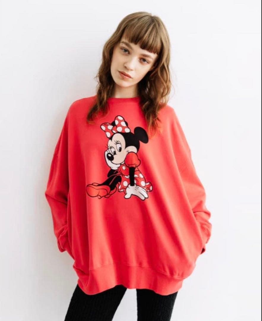 WCJミニーマウス プリント ピンク トレーナー - メルカリ