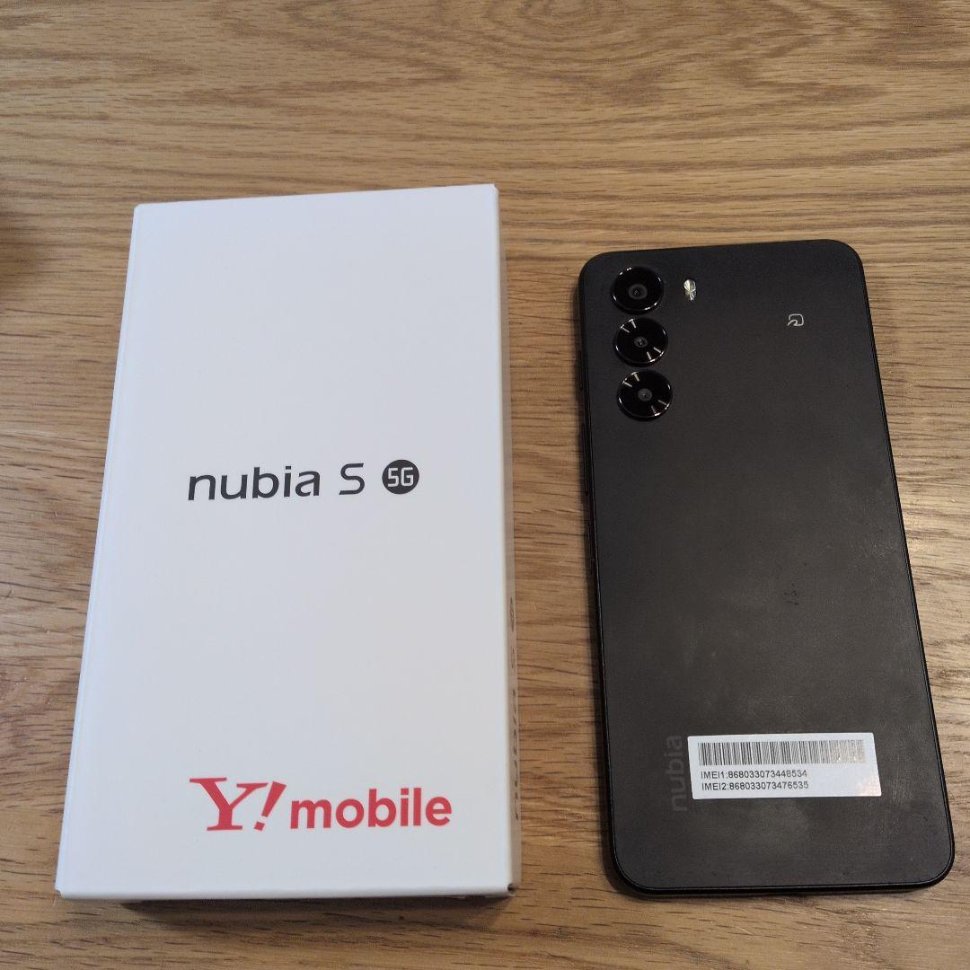nubia S 5G ブラック Y!mobile - メルカリ