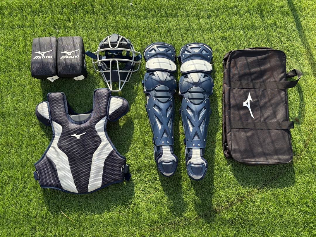 【週末限定価格】ミズノ キャッチャー防具4点セット 楽天市場】ミズノ MIZUNO 野球 硬式用 捕手防具4点セット キャッチャー