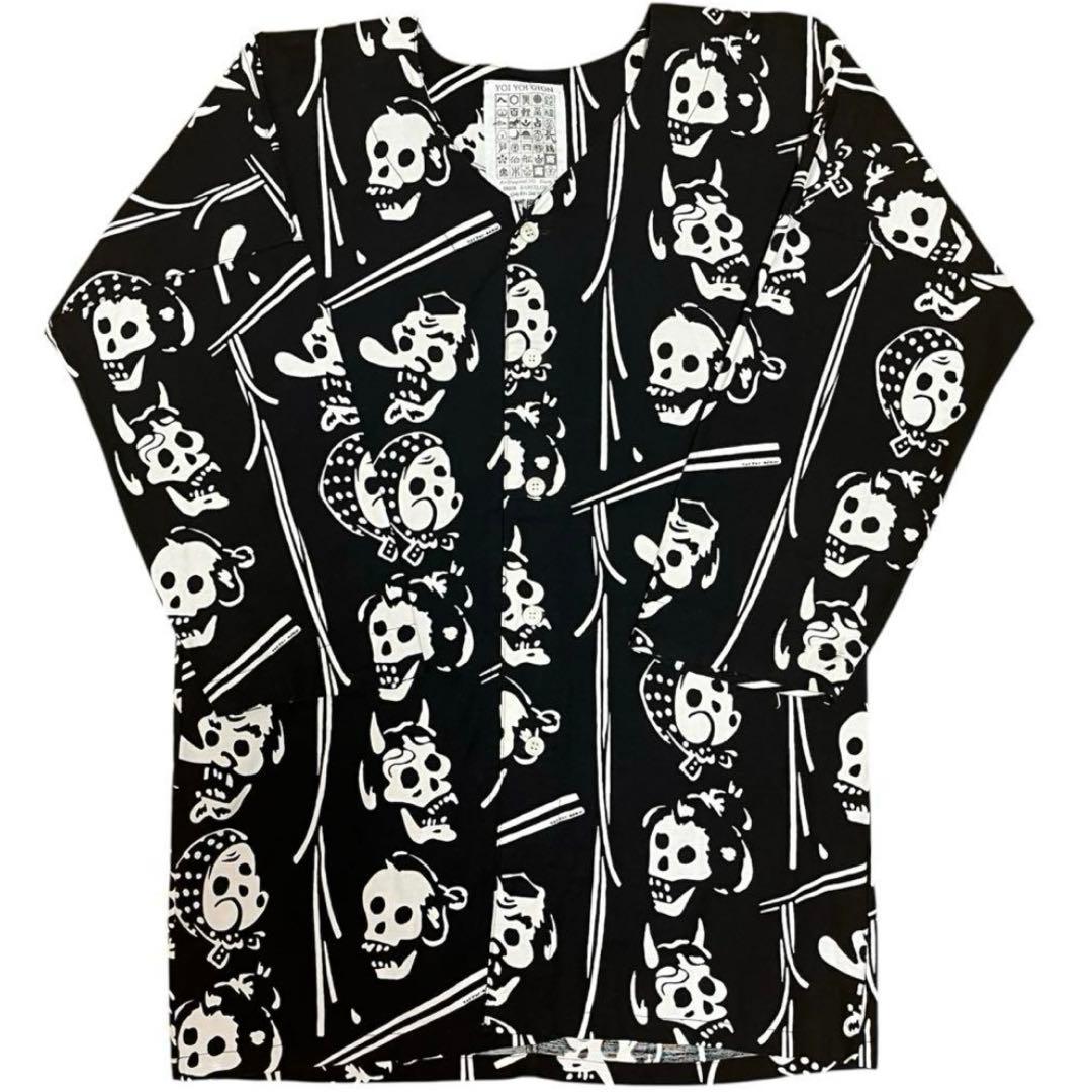 BUENA VISTA 宵宵祇園 鯉口シャツ 石塚啓次 ブエナビスタ ドクロ BUENA VISTA 宵宵祇園 鯉口シャツ 石塚啓次 ブエナビスタ ドクロ