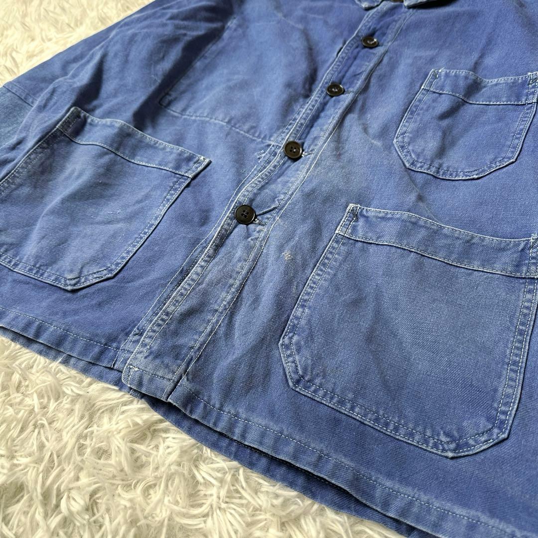 60s フレンチ カバーオール ブルー ユーロワーク vintage 雰囲気系