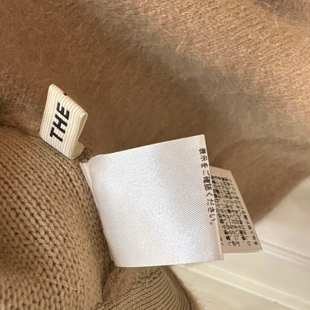 63 美品 THE TOE ニットワンピース ベージュ