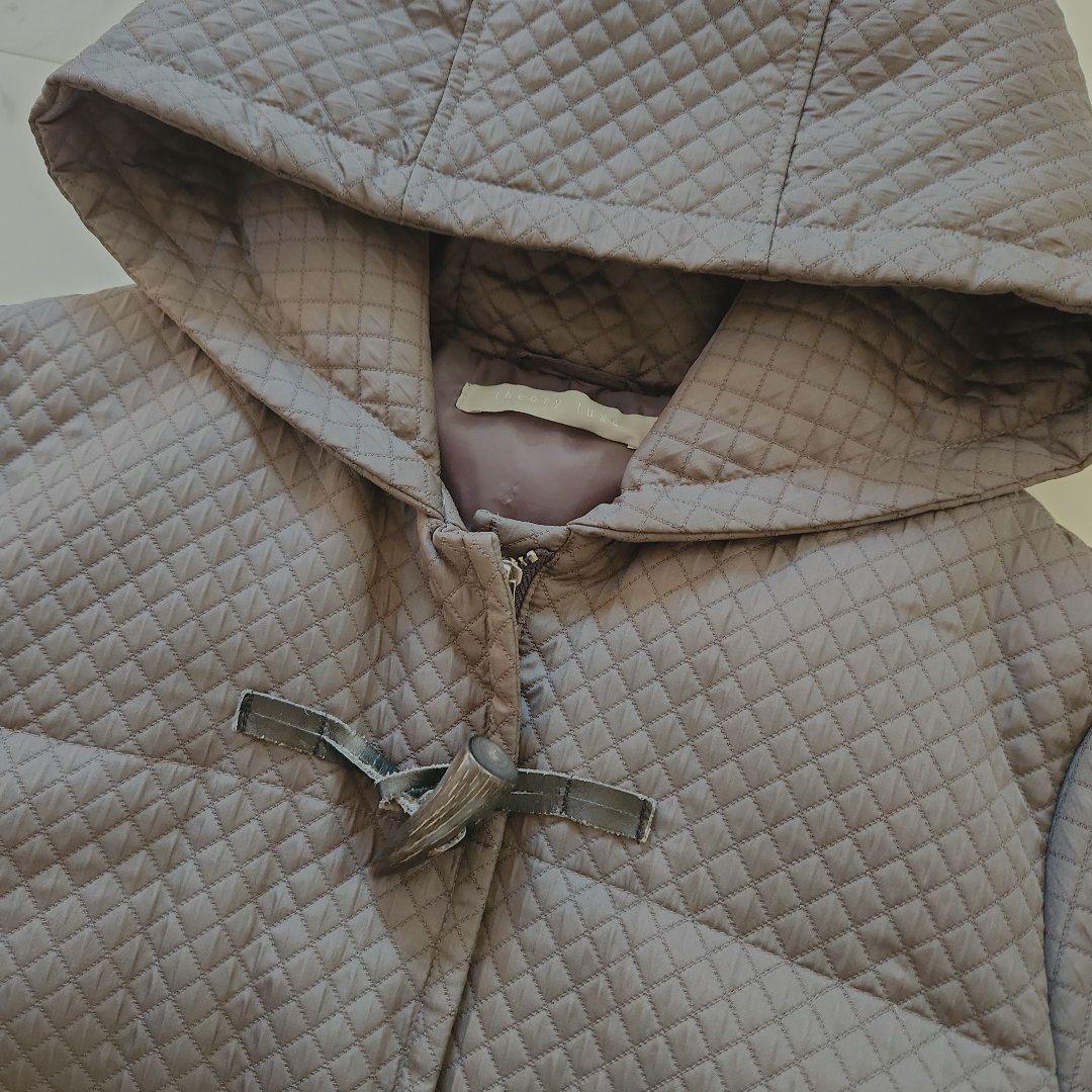 セオリーリュクス サイズ40 ダウンコート ダッフルコート カーキ