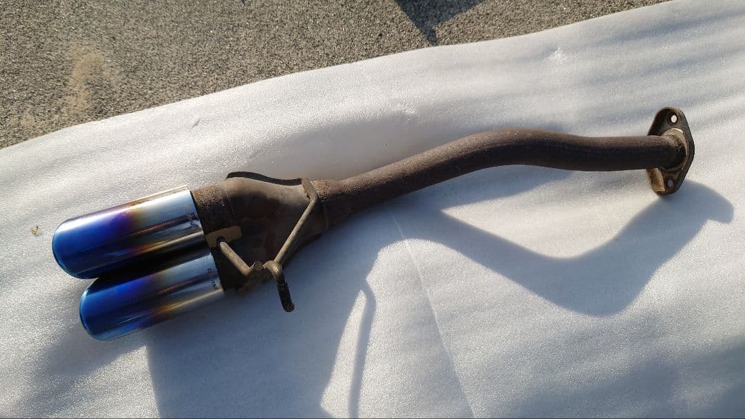 ダイハツ ソニカ L405S 純正オプション デュアルマフラー(リアピース側)