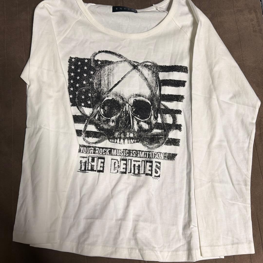 y2k グランジ 平成 ギャル パンク ロック お兄系 雷 重ね着ペイント