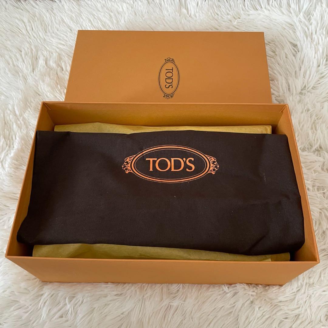 新品✨ TOD'S トッズ ペニーローファー クロコ型押し 紺 24cm 箱付き