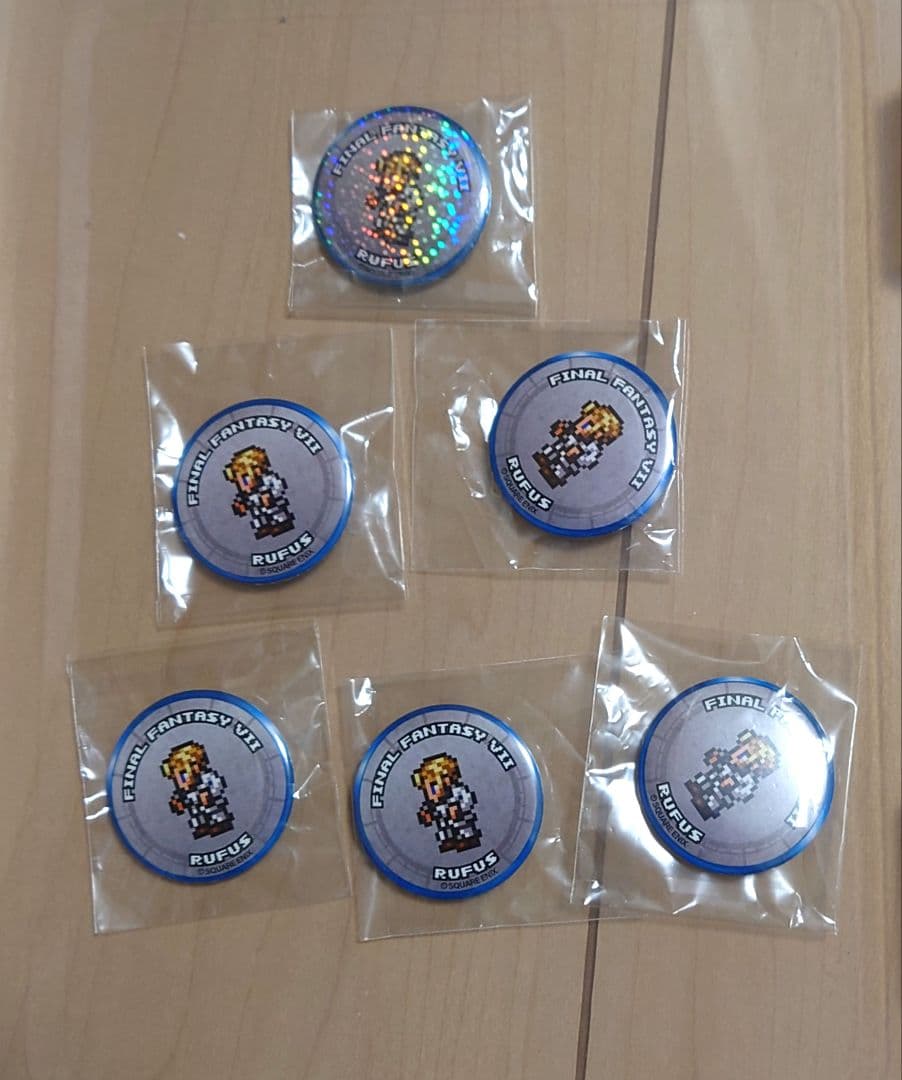 FFRK ピンバッジコレクション ルーファウスホロ＋ノーマルセット FF7