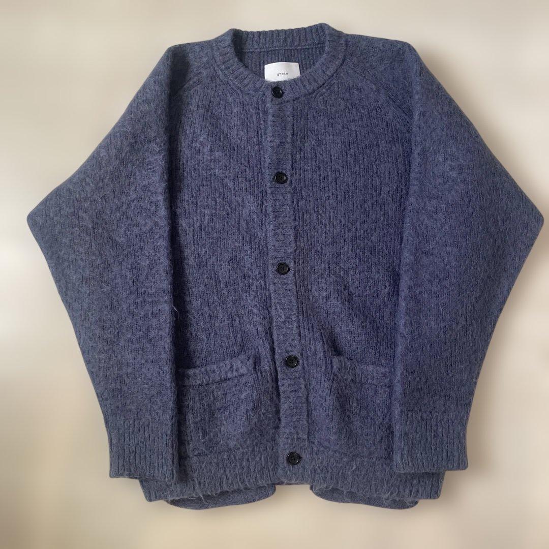 トップス stein Kid Mohair Knit Cardigan stein / シュタイン】KID MOHAIR KNIT CARDIGAN - BLUE GREY | 公式