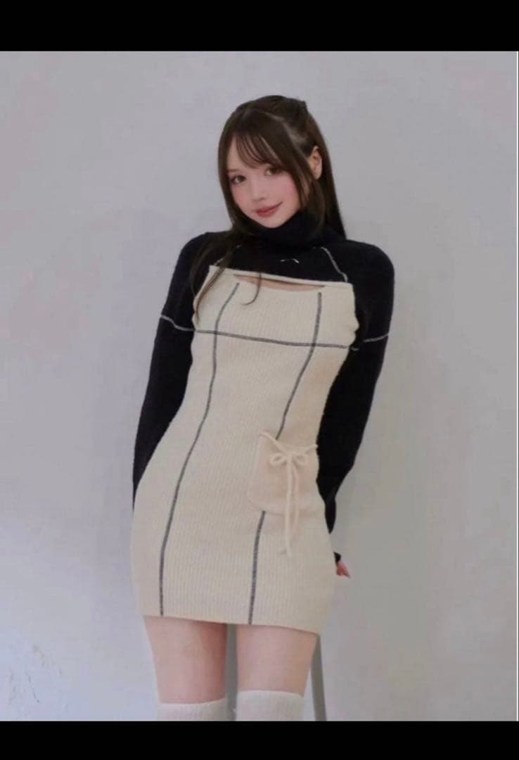 ANDMARY Milo mini dress BEIGE - メルカリ