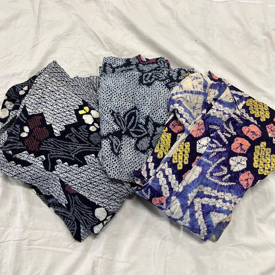 178 絞り浴衣 リメイク用 まとめ売り - メルカリ