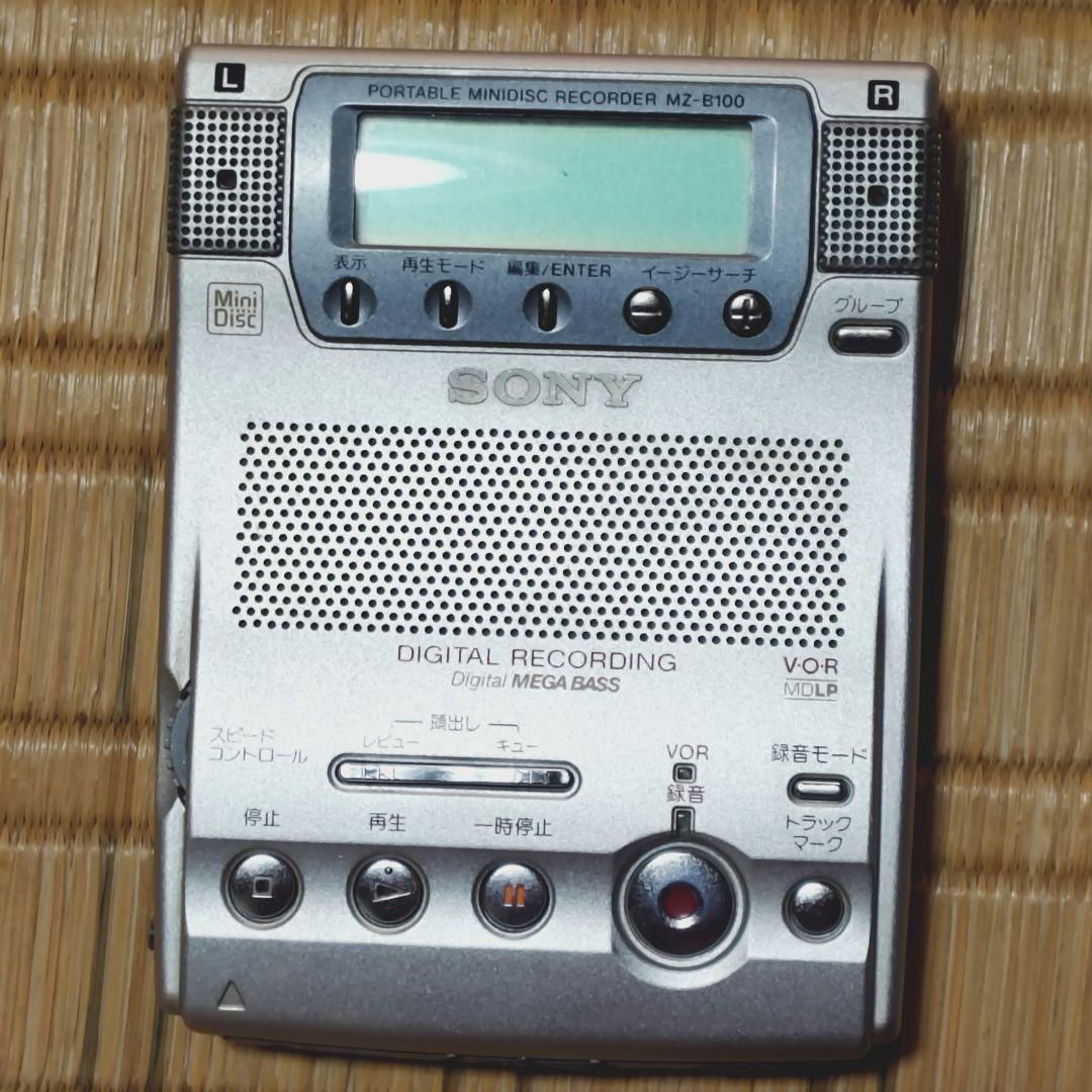 SONY ポータブルMDレコーダー MZ-B100 - メルカリ