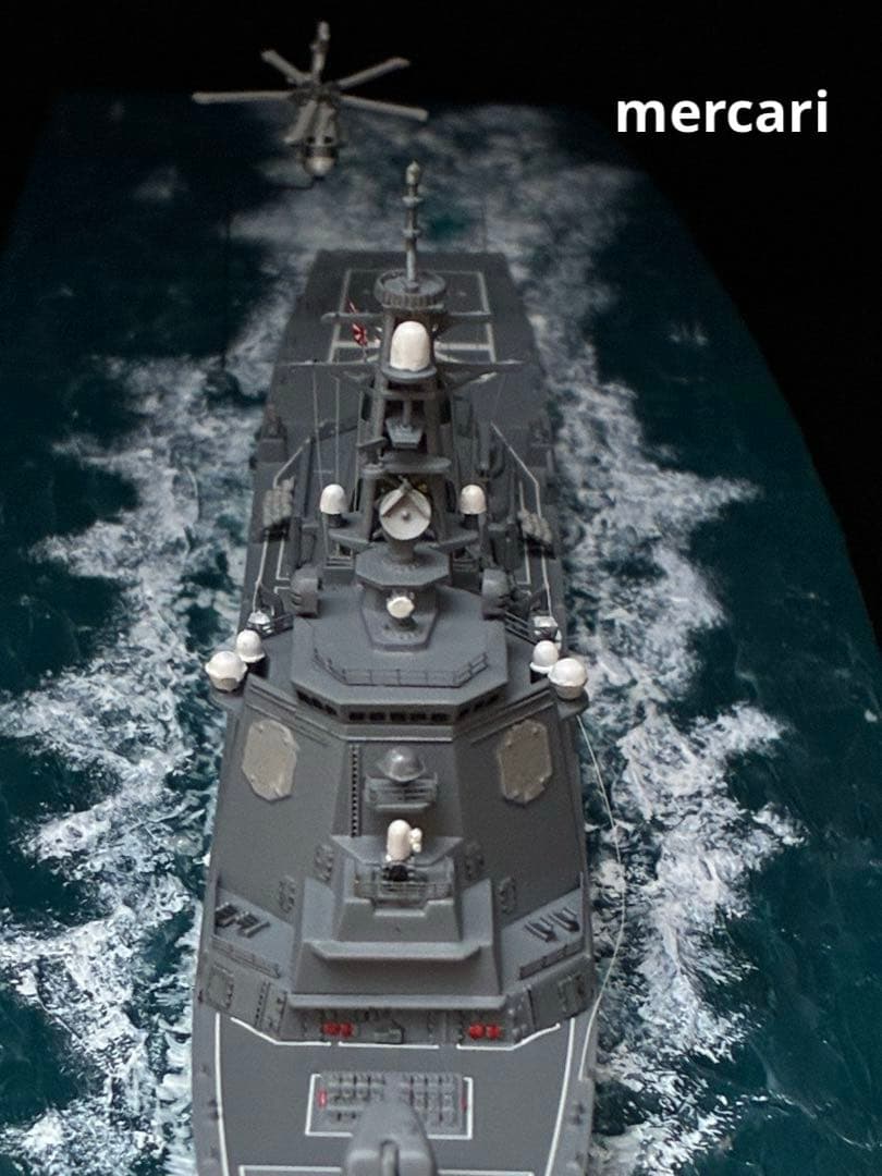 1／700 イージス護衛艦みょうこう 洋上ジオラマ仕上 - メルカリ
