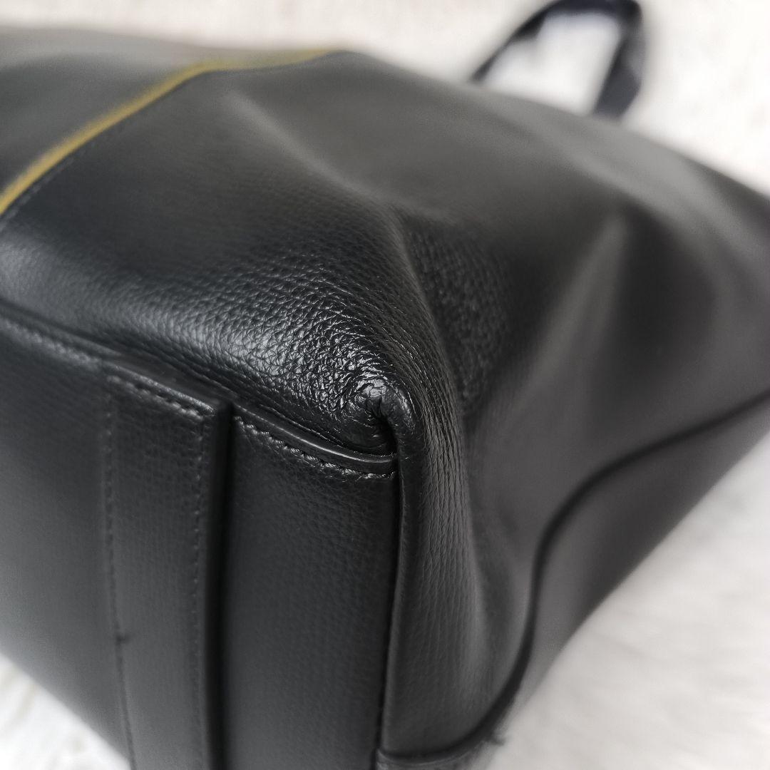 ✨美品✨ ポールスミス トートバッグ レザー シボ革 肩掛け B4可能 緑