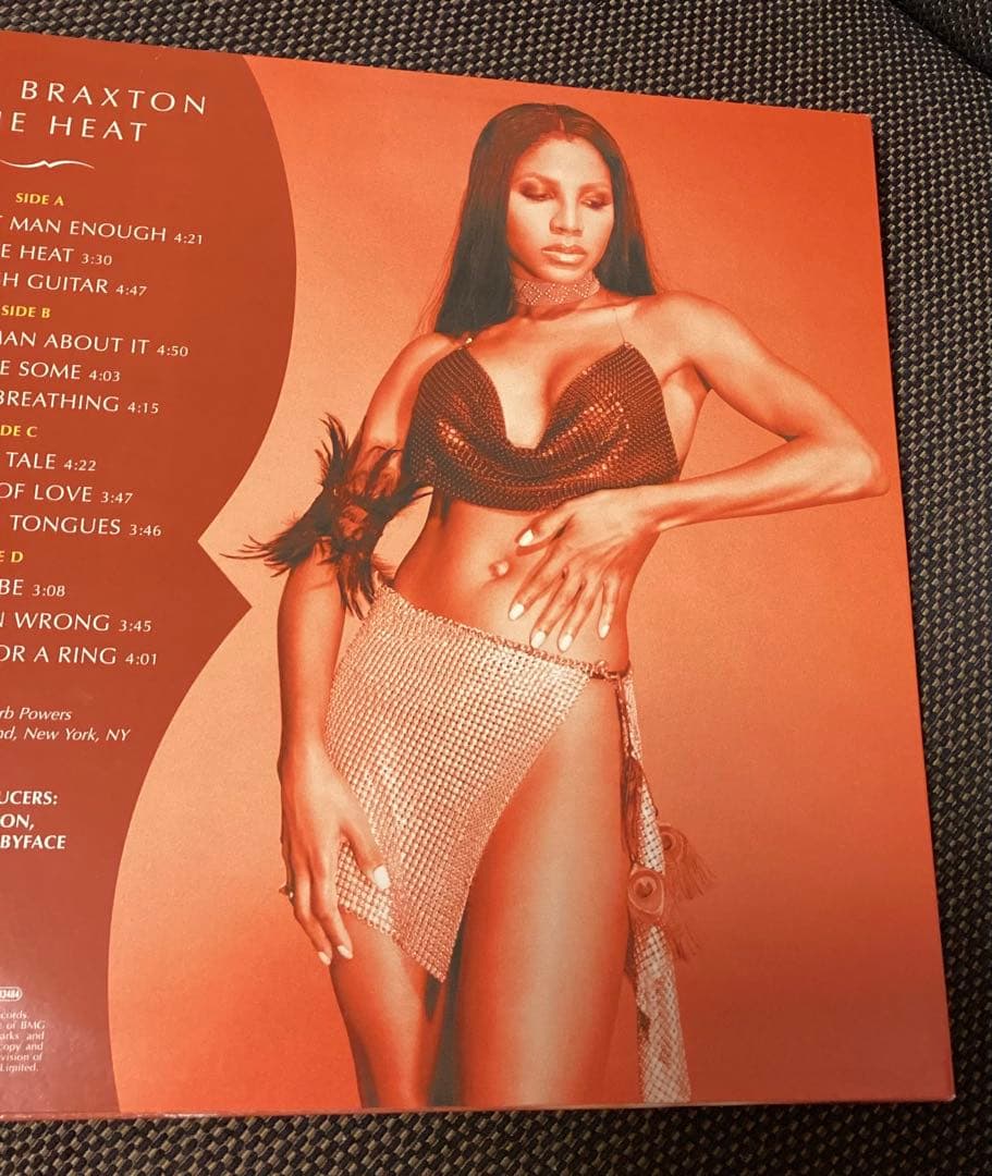 (USED)Toni Braxton The Heat 2枚組 UKオリジナル盤
