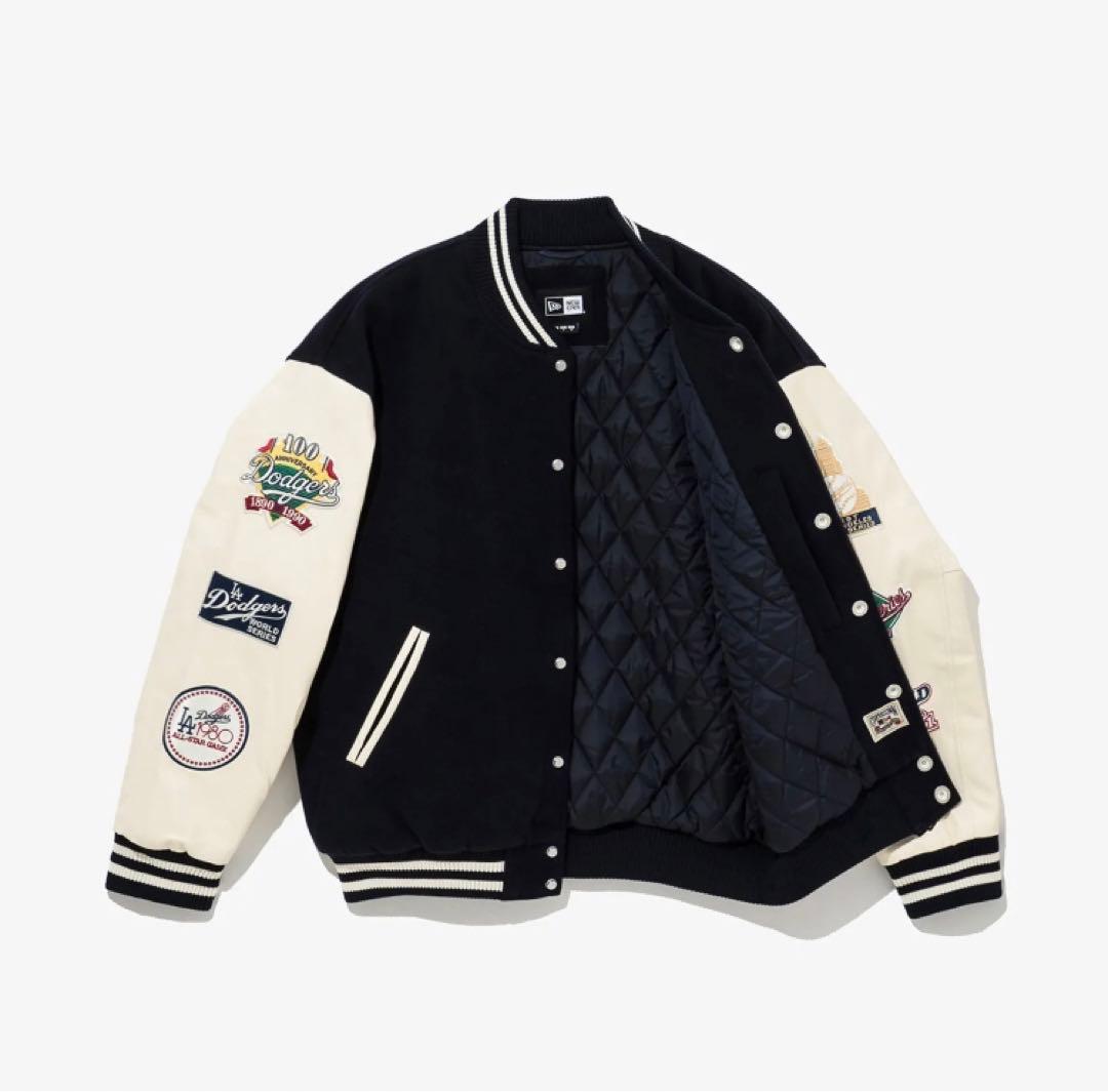 ニューエラ LA ドジャース スタジャン ネイビー