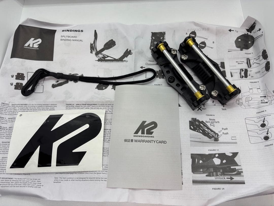 K2 スノーボード ビンディング FAROUT Lサイズ - メルカリ