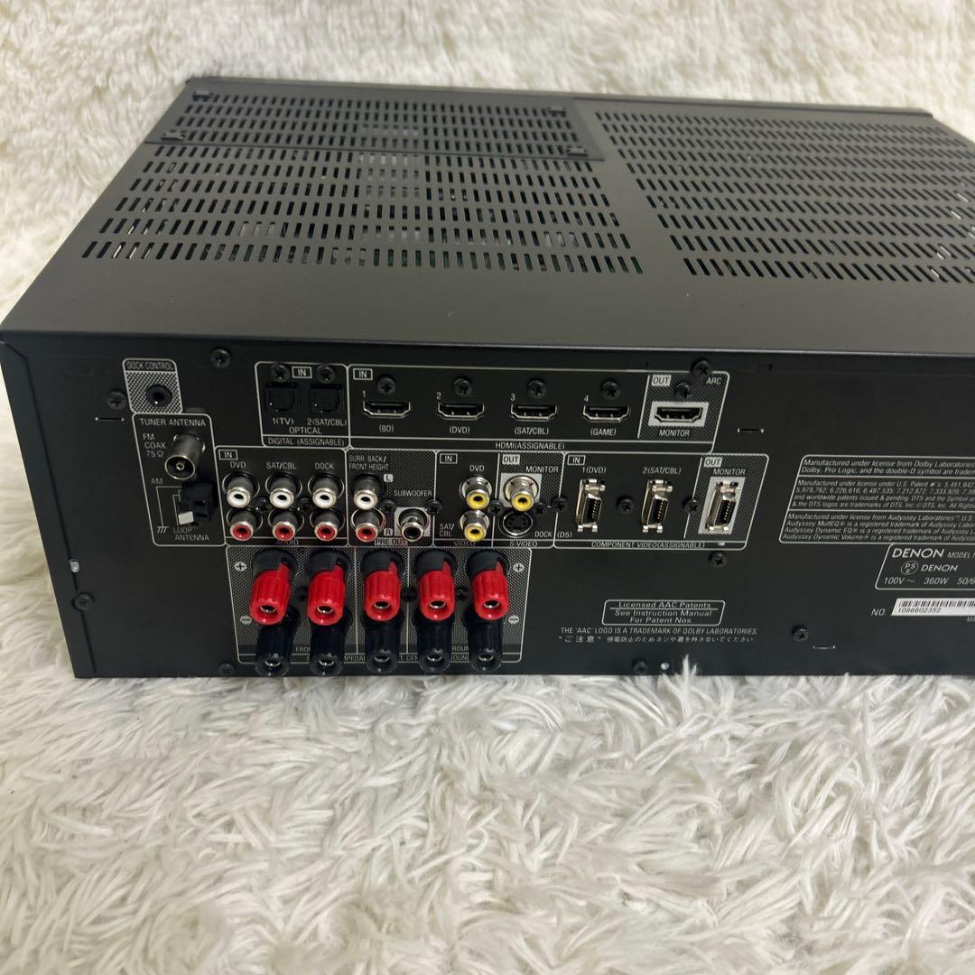 【美品】DENON 5.1ch AVサラウンドレシーバー AVR-1612