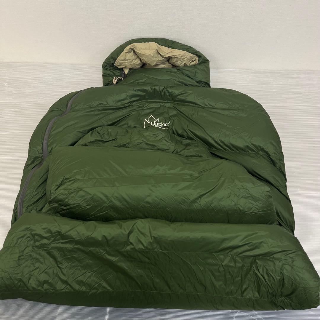 ほぼ未使用 OutdoorBase ダウン寝袋 800FP 高品質 グリーン ほぼ未使用 OutdoorBase ダウン寝袋 800FP 高品質 グリーン