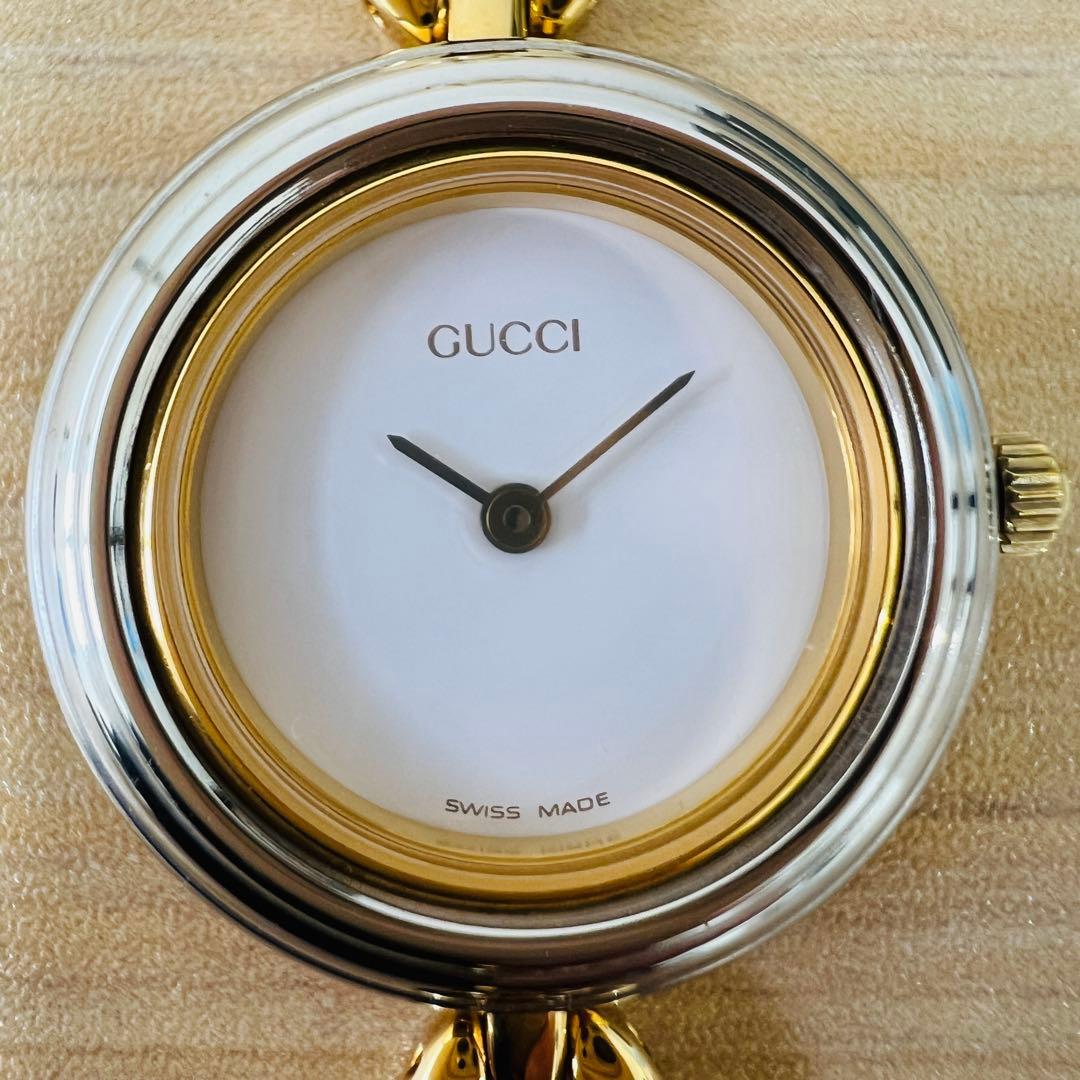 稼働美品 グッチ チェンジベゼル 11/20.2 6色 ゴールド - メルカリ