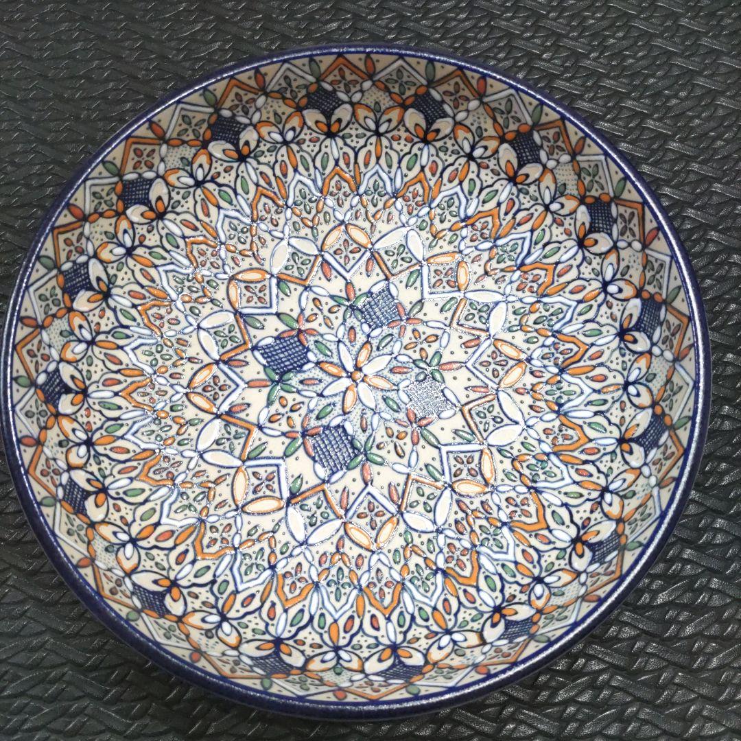 ハビエル　セルビン　メキシコ陶芸　大皿 5646b8250ef8520c8b195d1442ea9a