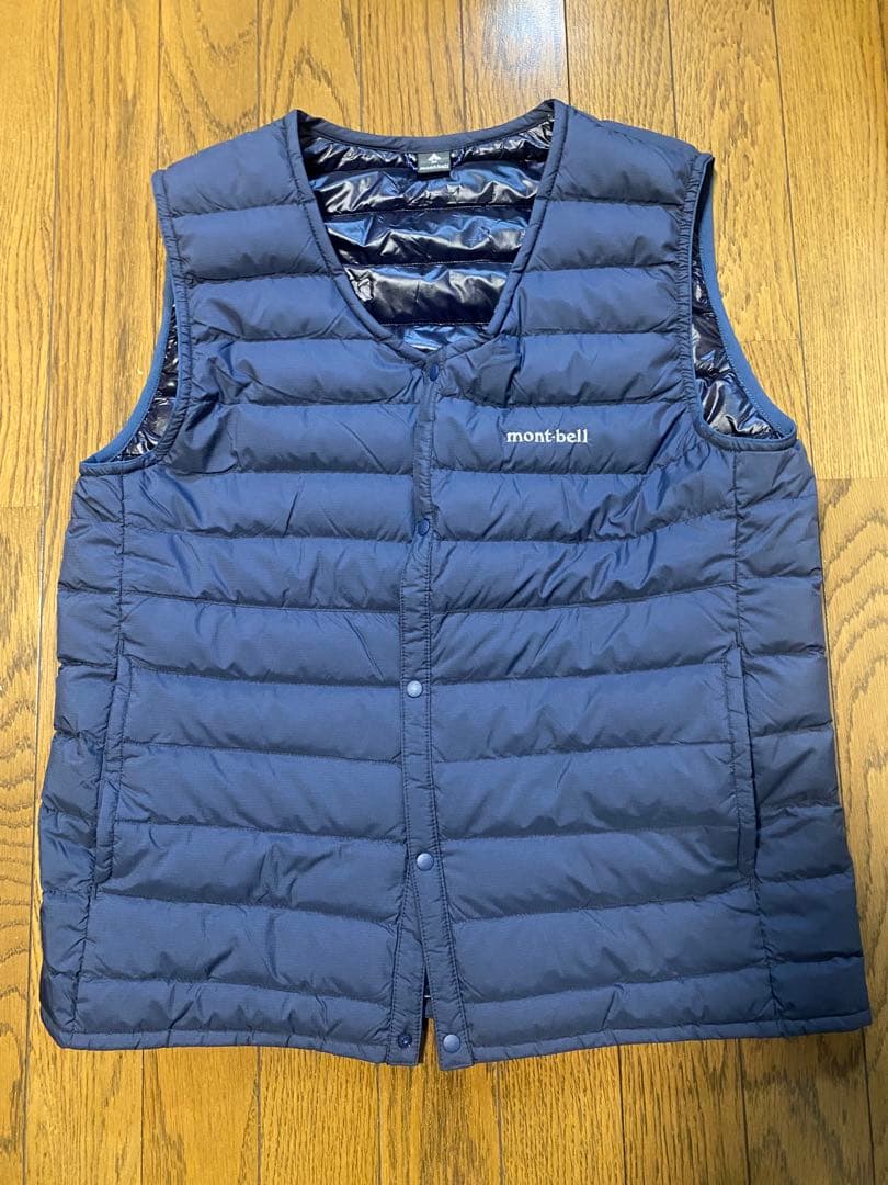 モンベル　スペリオダウンVネックベスト Mens スペリオダウン Vネックベスト Men's｜モンベル