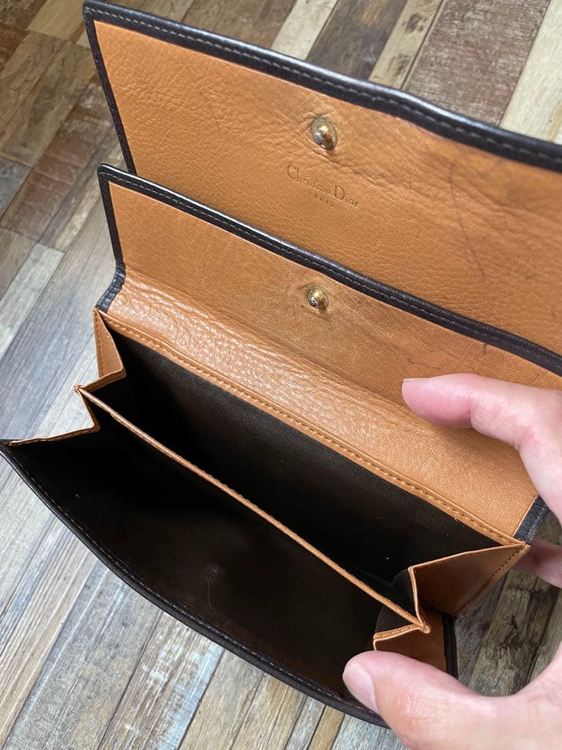 Vintage「Cristian DIOR」CD Logo Wallet