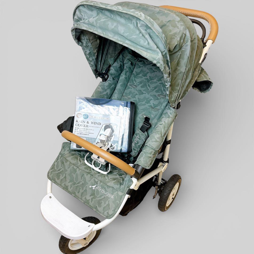 美品 エアバギー AirBuggy ココプレミア グラデーションカモ