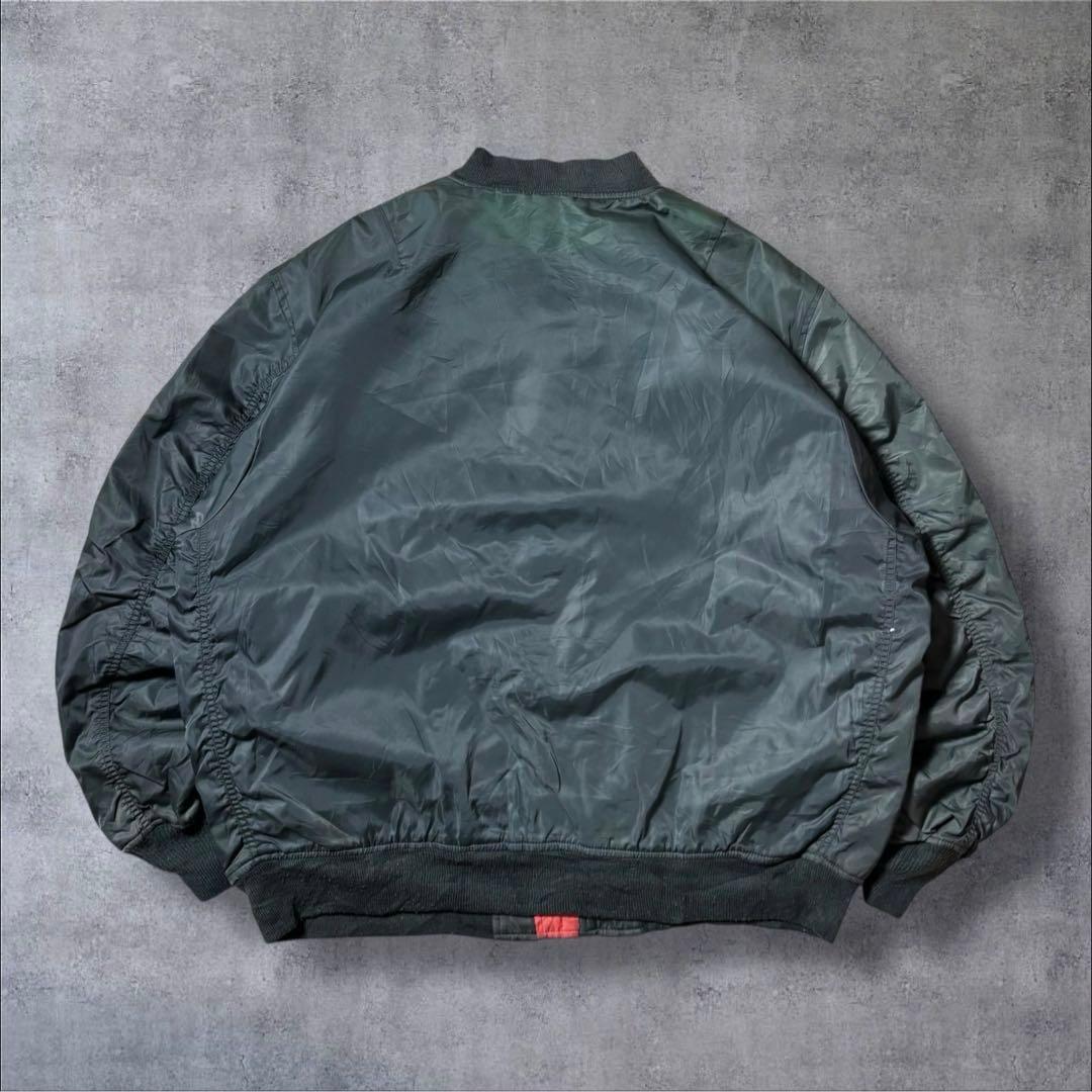 90s USAF MA-1フライトジャケットミリタリー北朝鮮製短丈古着