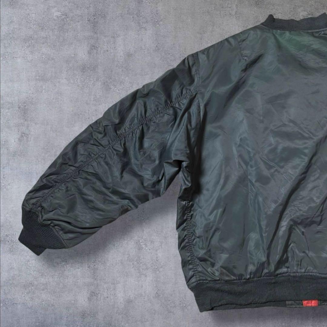 90s USAF MA-1フライトジャケットミリタリー北朝鮮製短丈古着