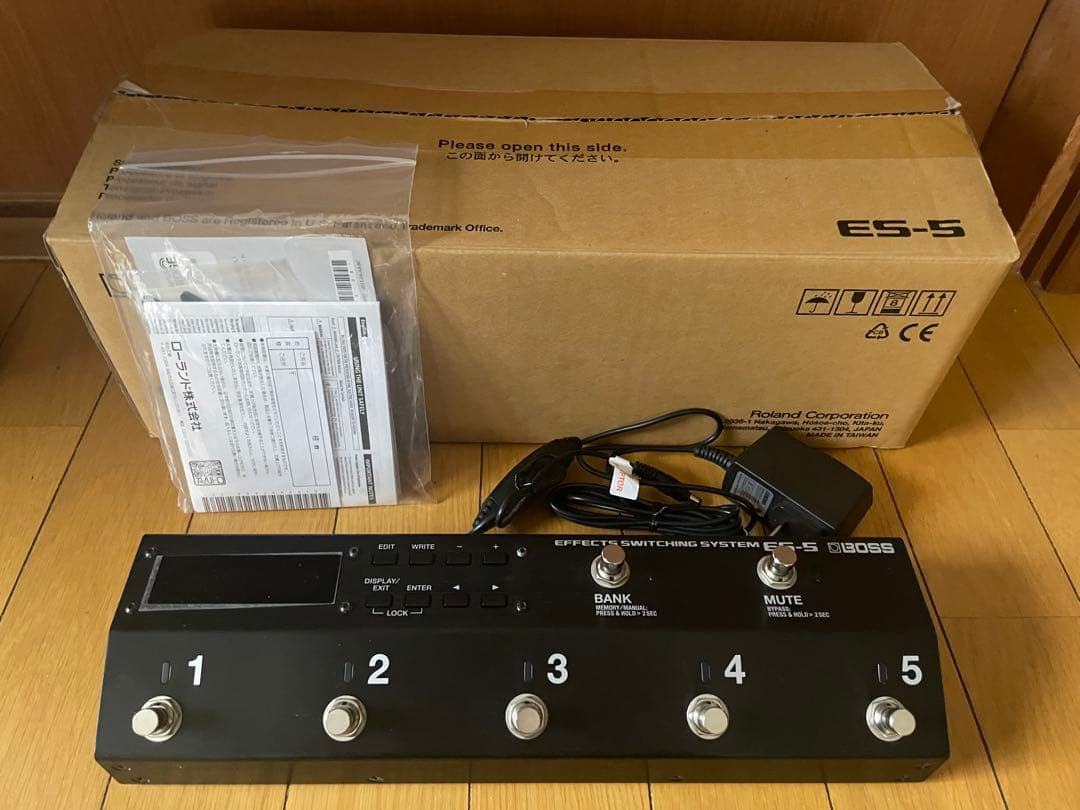 ギター BOSS es-5 Pedaleira Boss Es-5 Effects Switching Seletor de Efeitos | Amazon
