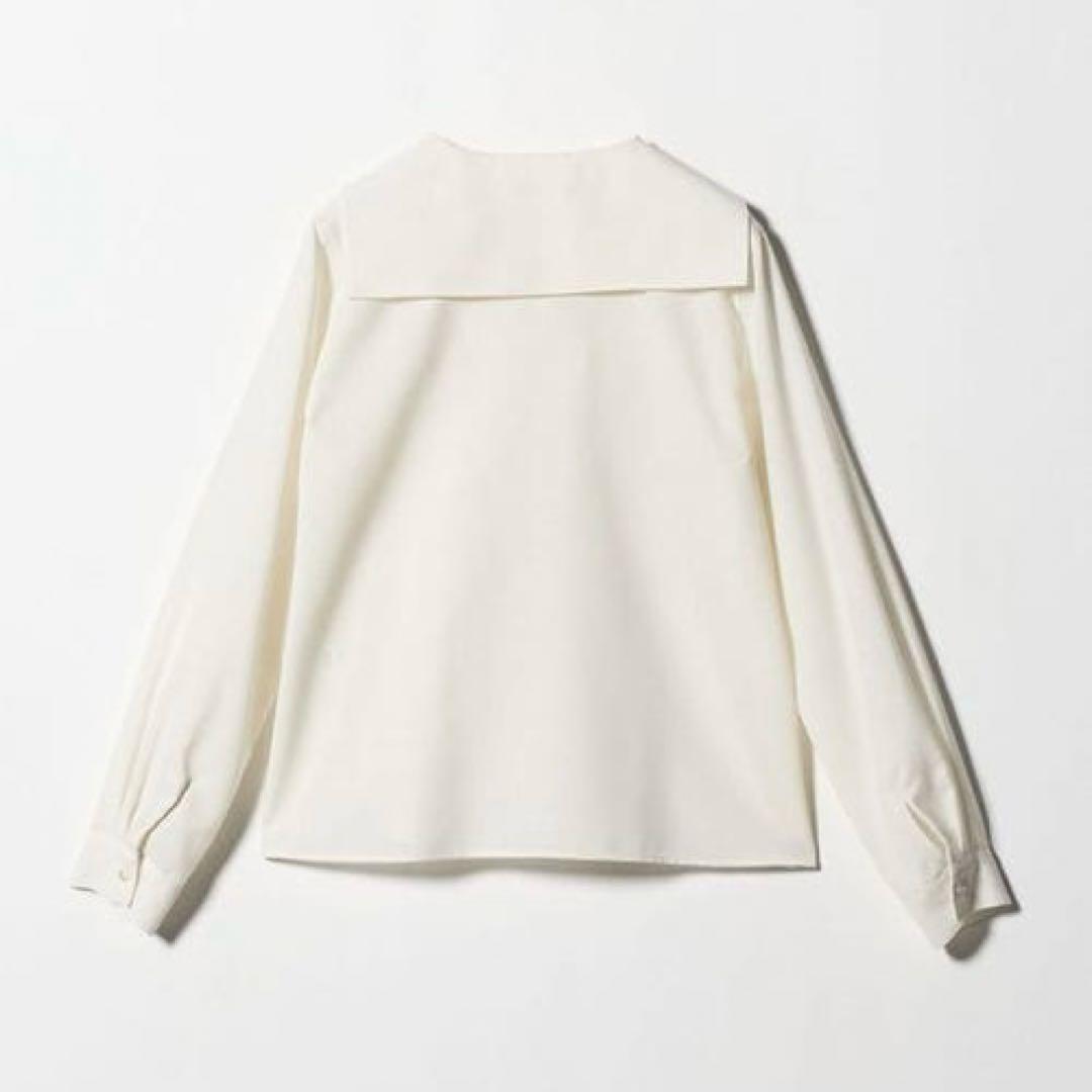 2025 スティーブンアラン 定価2万 ツイルセーラーカラーブラウス