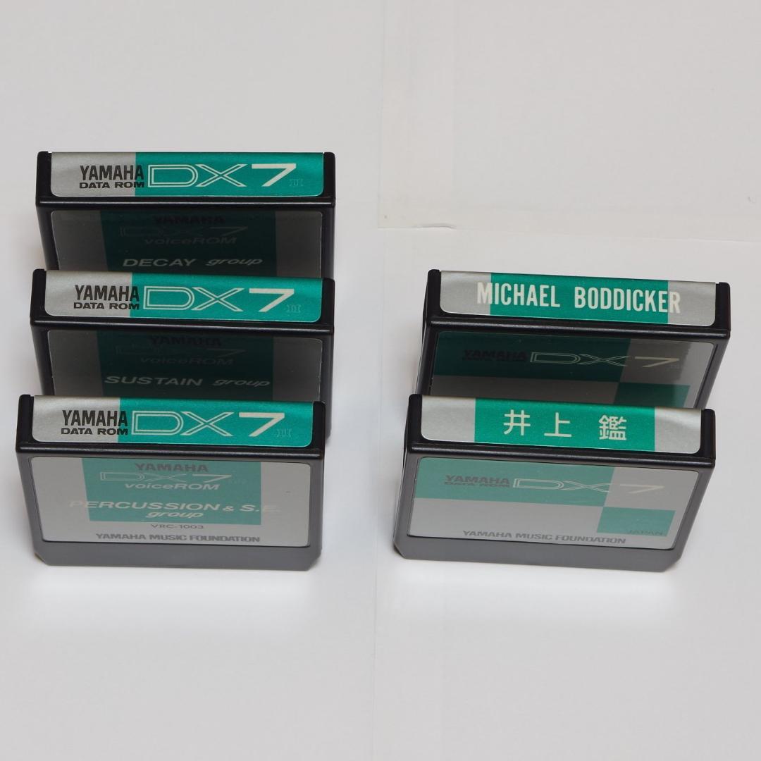 YAMAHA DX7Ⅱ voice ROM VRC-1001,2,3,4,5 - メルカリ