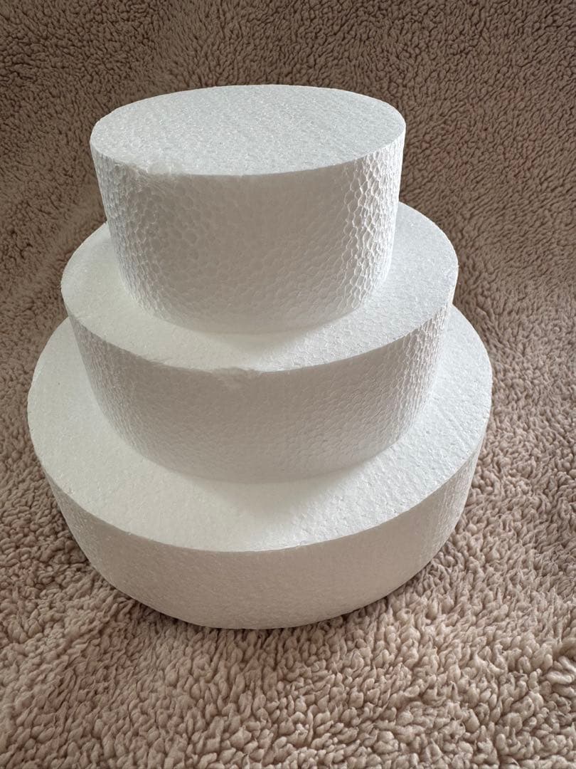 発泡スチロール クレイケーキ 土台 - メルカリ