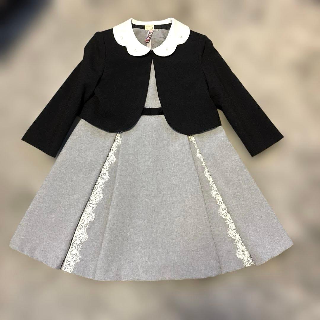 極美品！プティマイン セットアップ スーツ 入学式 女の子 130