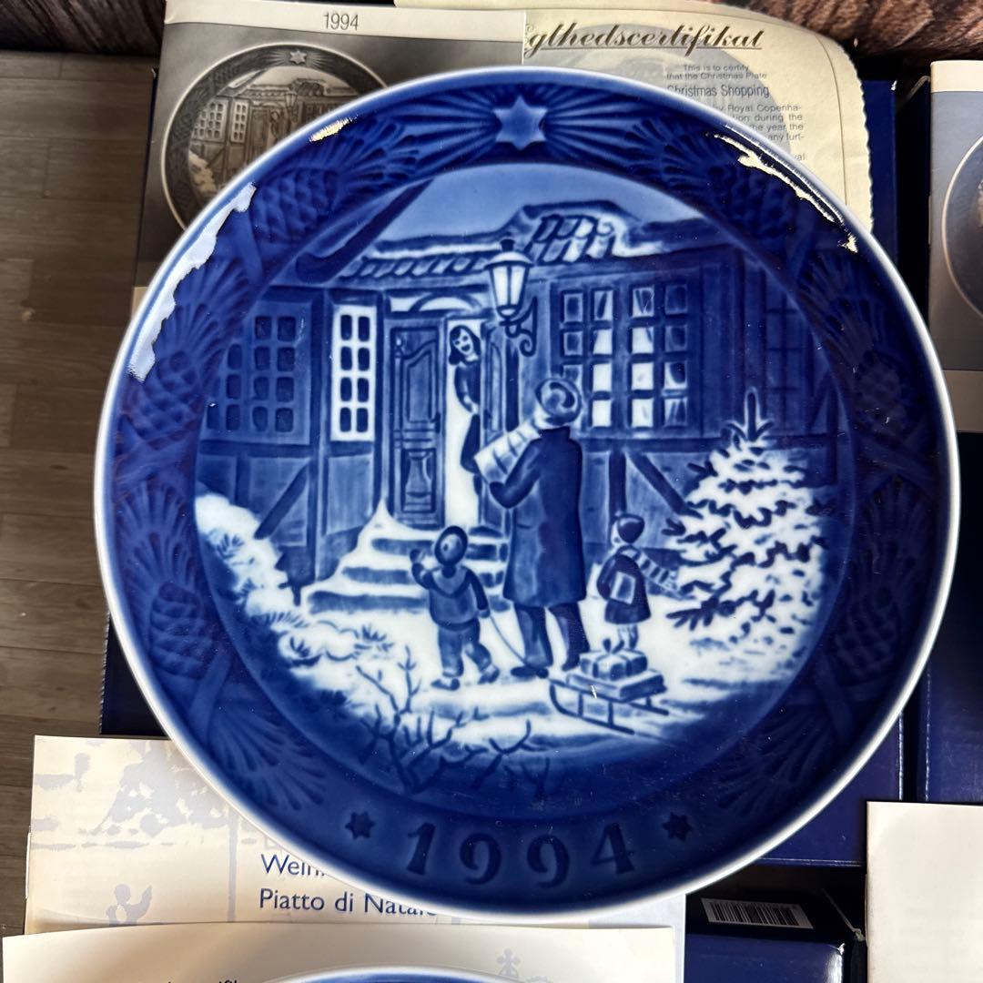 ロイヤルコペンハーゲン イヤープレート 10枚