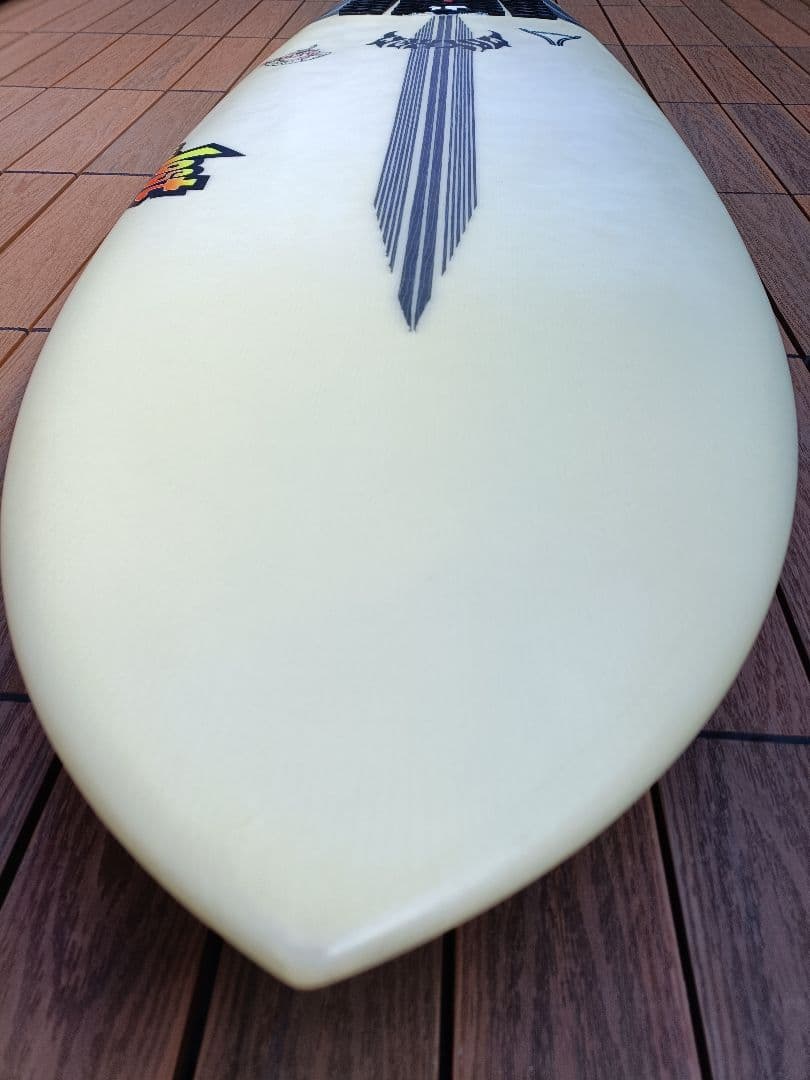 美品】LOST MAYHEM RNFラウンドノーズフィッシュ カーボンワープ