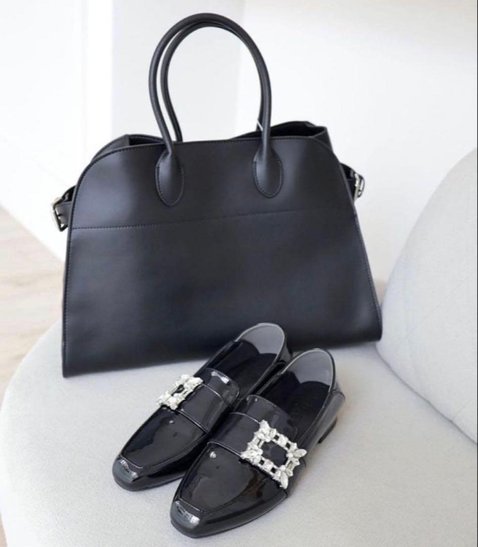 リアルレザートートバッグ 大収納 the ROW マルゴー 風デザイン - メルカリ